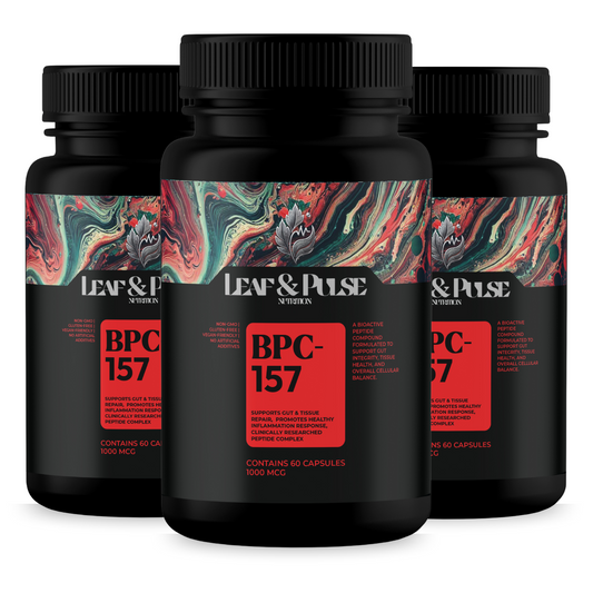 3 Pack BPC-157 Capsules 1000mcg | High Strength Peptide Support | Joint, Muscle & Digestive Recovery | 60 Vegan Capsules