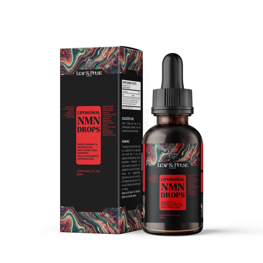 Liposomal NMN Drops – 500mg NMN Per Serving | Bioavailable Cellular Support (30 Servings)