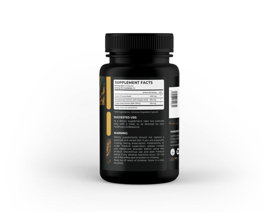 GLP-1 Fiber Boost™ – Advanced Gut Health & Appetite Support | Inulin, Pomegranate & Grape Seed Extract