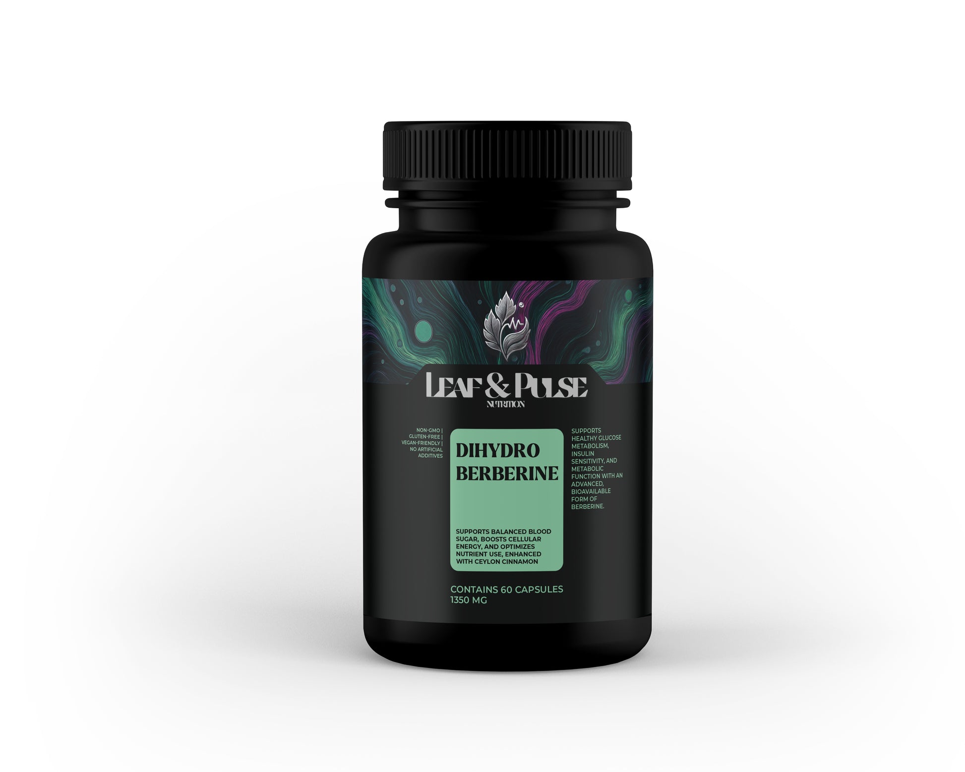Premium Dihydroberberine Capsules – 1350 mg with Organic Ceylon Cinnamon | Metabolic & Cellular Support | 1 Month Supply | UK Made