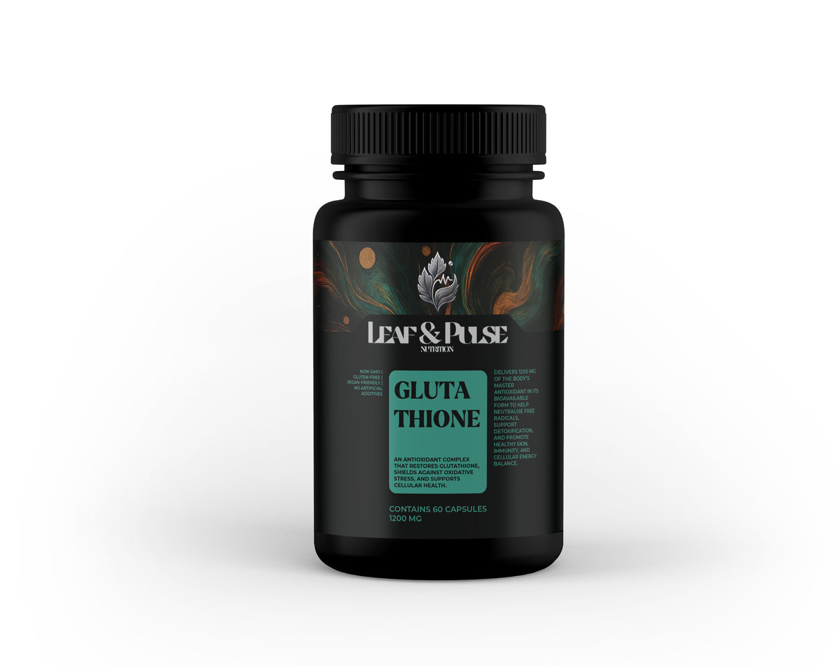 Premium Glutathione Capsules – 1200 mg Reduced Glutathione | Antioxidant & Cellular Support | 1 Month Supply | UK Made